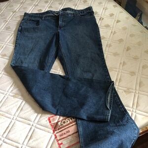 Nevada size 36W jeans with bling on back pockets. Vintage straight leg jeans